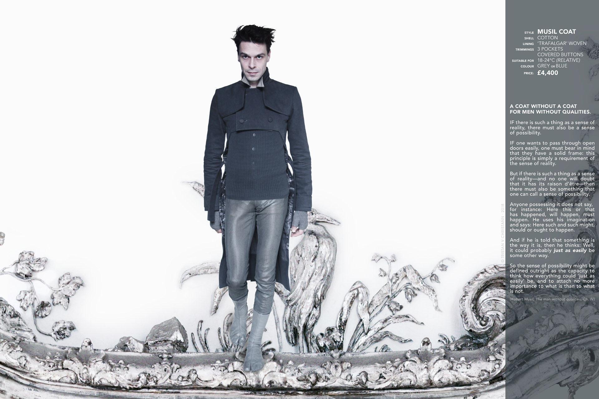 MUSIL COAT by TRISTAN v CHRISTANN